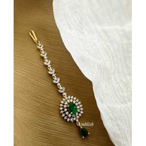 AD Flower Leaf Tikka  - Green