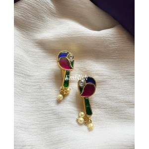 Kundan Jadau Parrrot Bugadi style Earrings