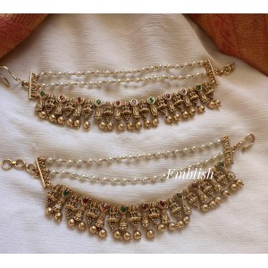 Kemp Lakshmi Pearl Bead Layer Earchain