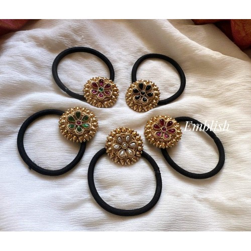 Antique Flower Pendant Hair Band