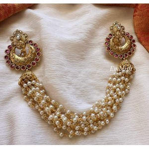 Royal Antique Kemp Pearl Hair Choti