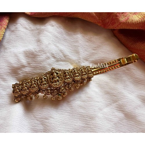 Gold alike Antique Lakshmi Hair Clip