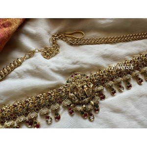 Krishna Radha with Annam Tear Drop Hip Chain