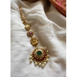 AD Flower Lakshmi Pearl Drop Tikka