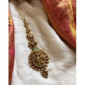 Antique Krishna Radha Flower Tikka 