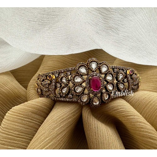 Victorian Flower Kada - Red