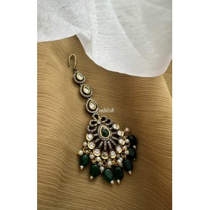 Royal Victorian Flower Intricate Tikka - Green