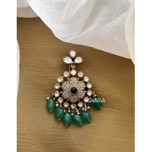 Victorian Flower Hair Choti - Green